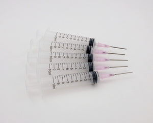 Printer Refill Syringe Set of 5 - 10 ml syringe and matching 25mm needle