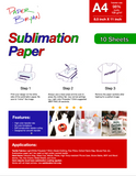 Sublimation Printer Kit Non OEM XP4105 Starter Kit with Refillable Carts, Ink and Paper
