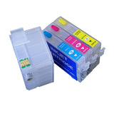 252XL Alternative Refillable Inkjet Cartridge Set with Auto Reset Chip for WF7720, WF7710, WF7210 - Perfect for Sublimation!